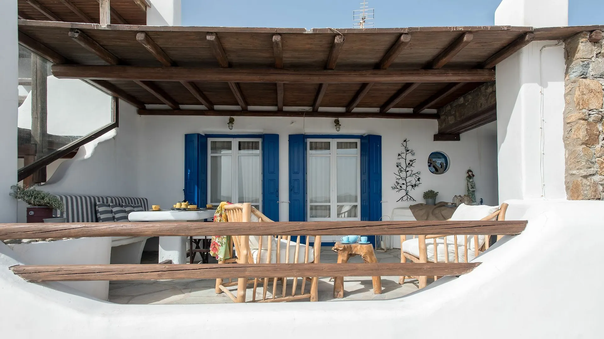Apartment Ferienwohnung Sea Breeze Balcony Of Mykonos Agios Sostis