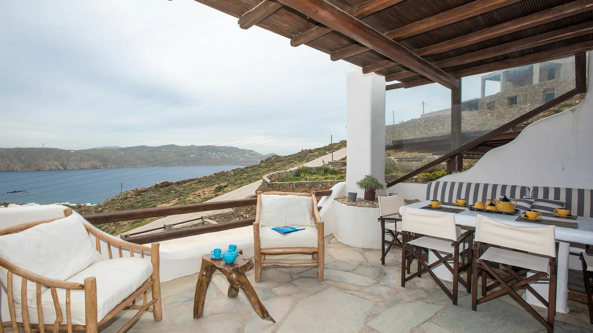 Ferienwohnung Sea Breeze Balcony Of Mykonos Agios Sostis  Apartment